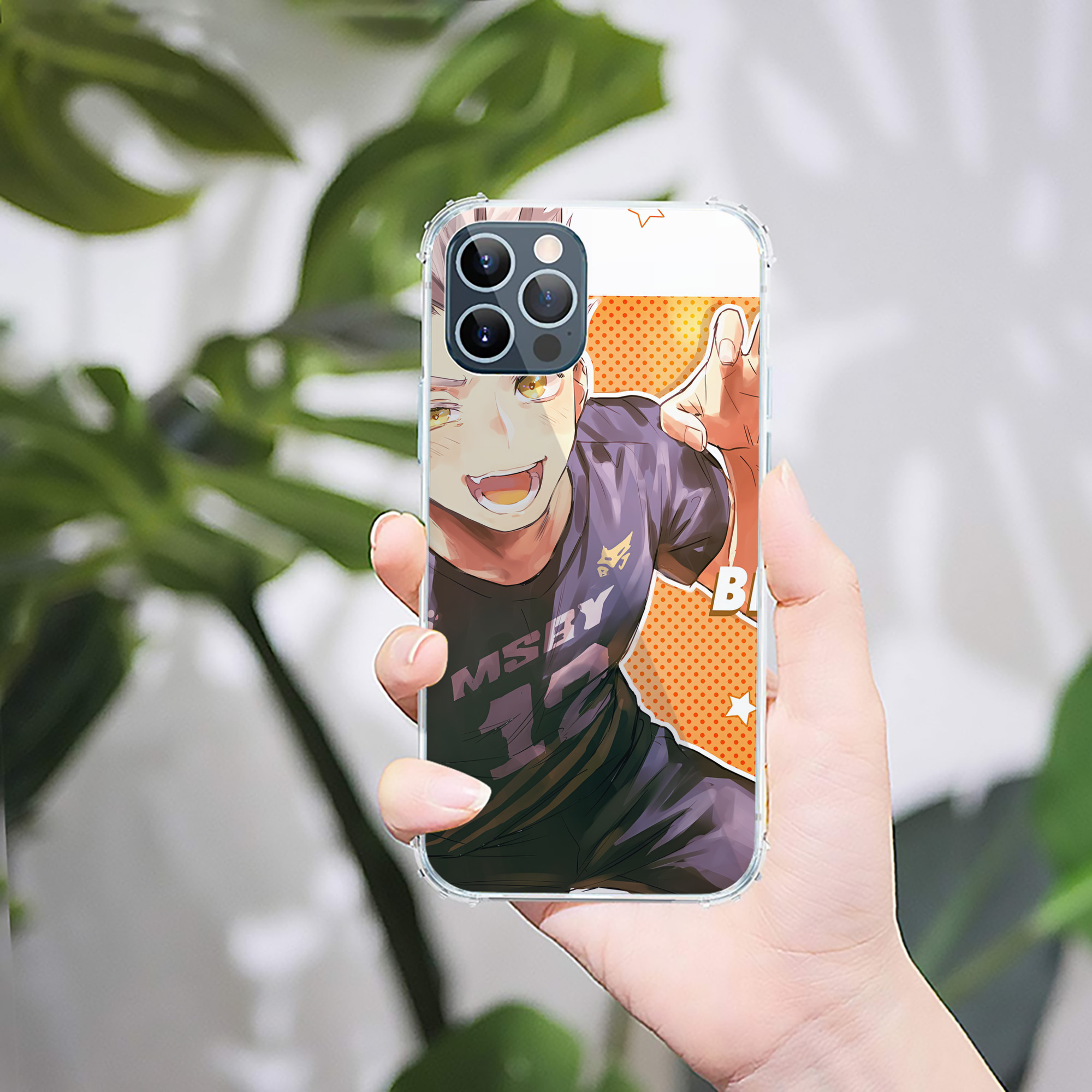 ハイキュー!! Haikyu!! 【iPhone 12シリーズ対応】透明スマホケース（クリアソフトケース）